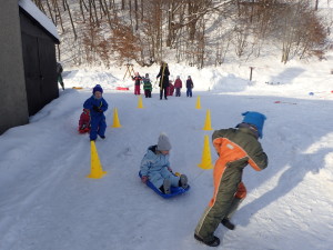 Bobařské závody, zimní aktivity leden 2019